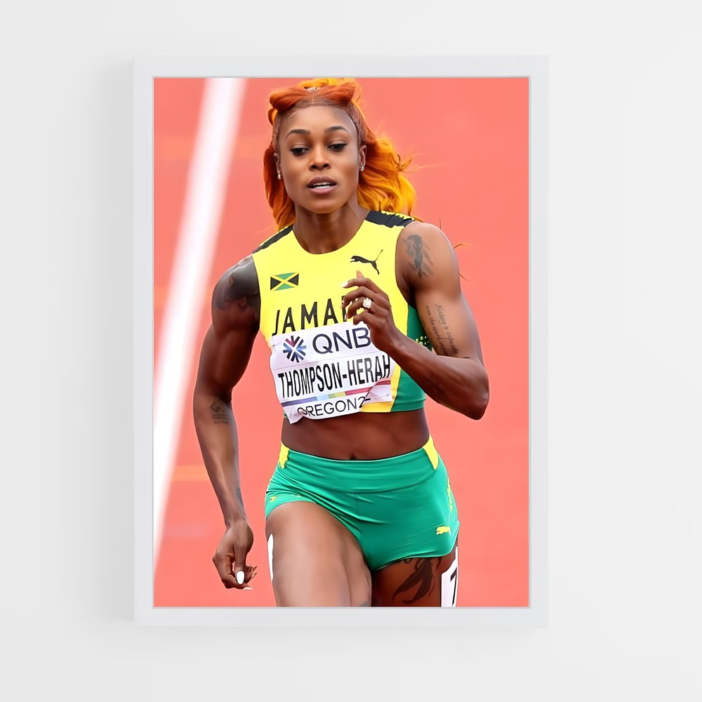 Poster La Jeune Étoile – affiche Athlétisme (vue 3)